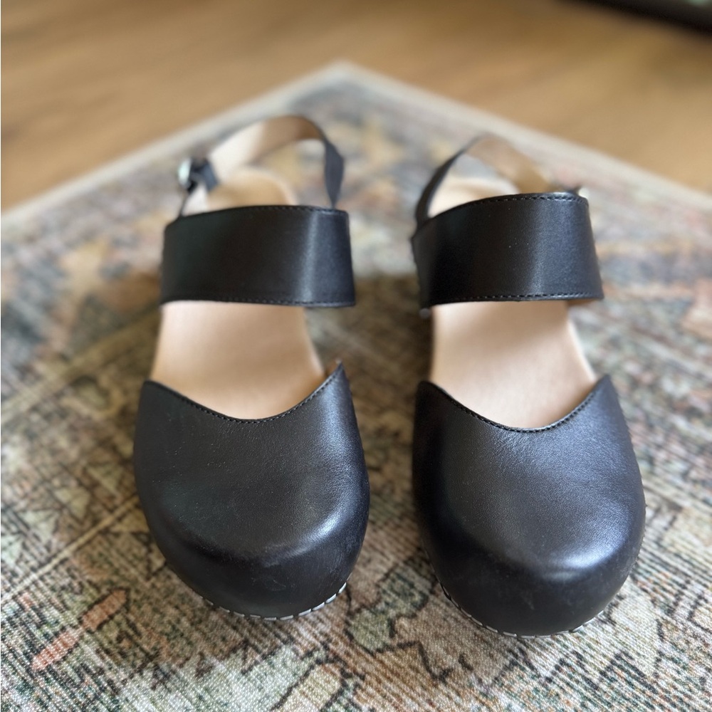 Black Dansko Lucia Clogs